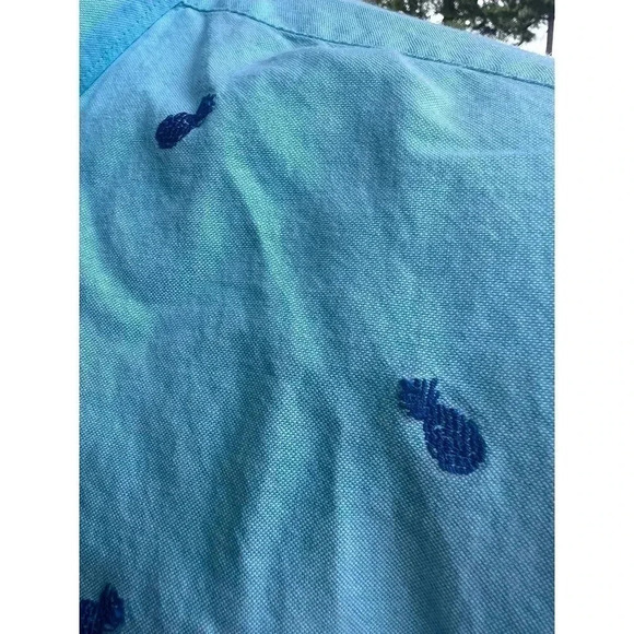 Crown & ivy men’s button up XL pineapple embroidery - Picture 3 of 6